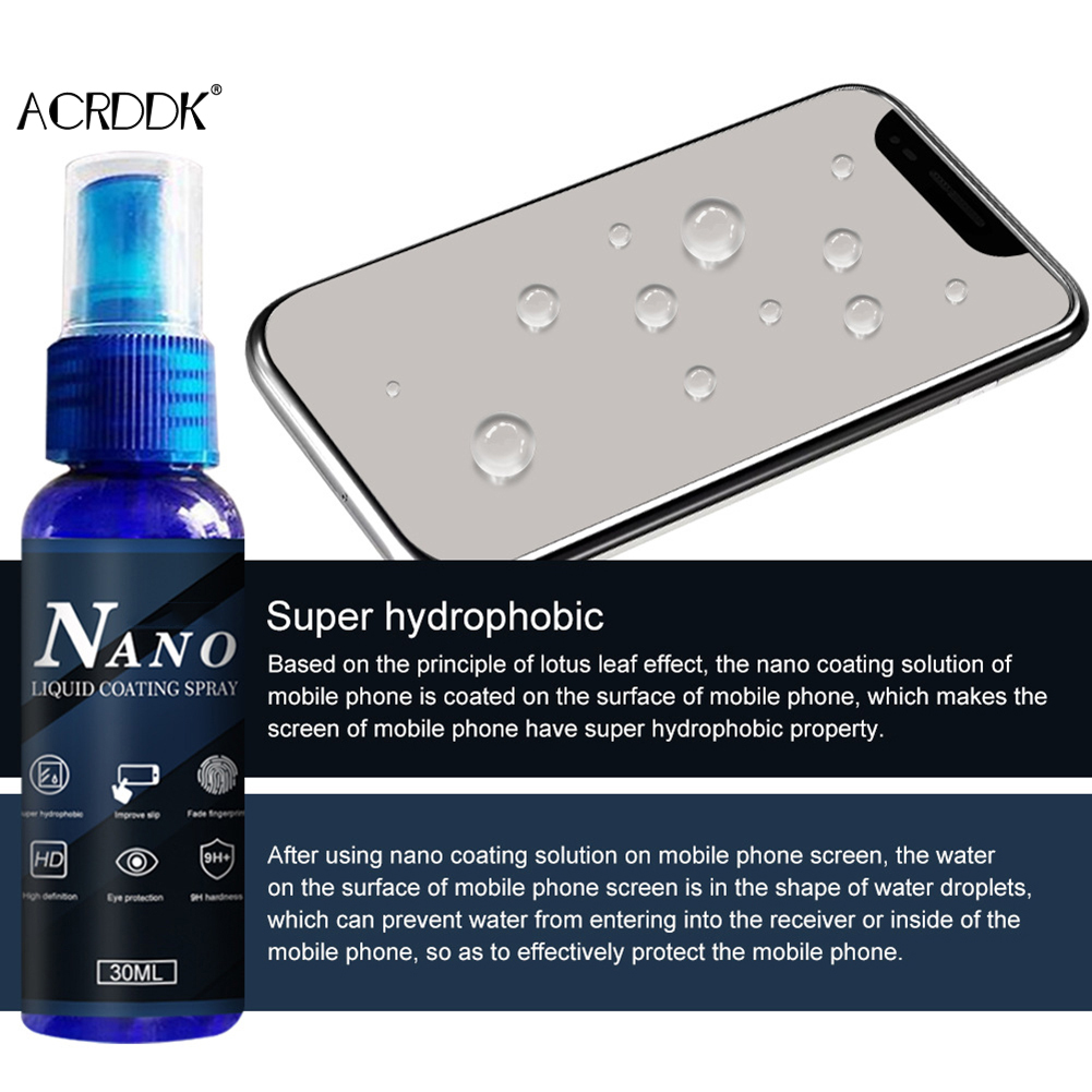 Oleophobic Coating Spray - Nano sıvı cam ekran koruyucu için