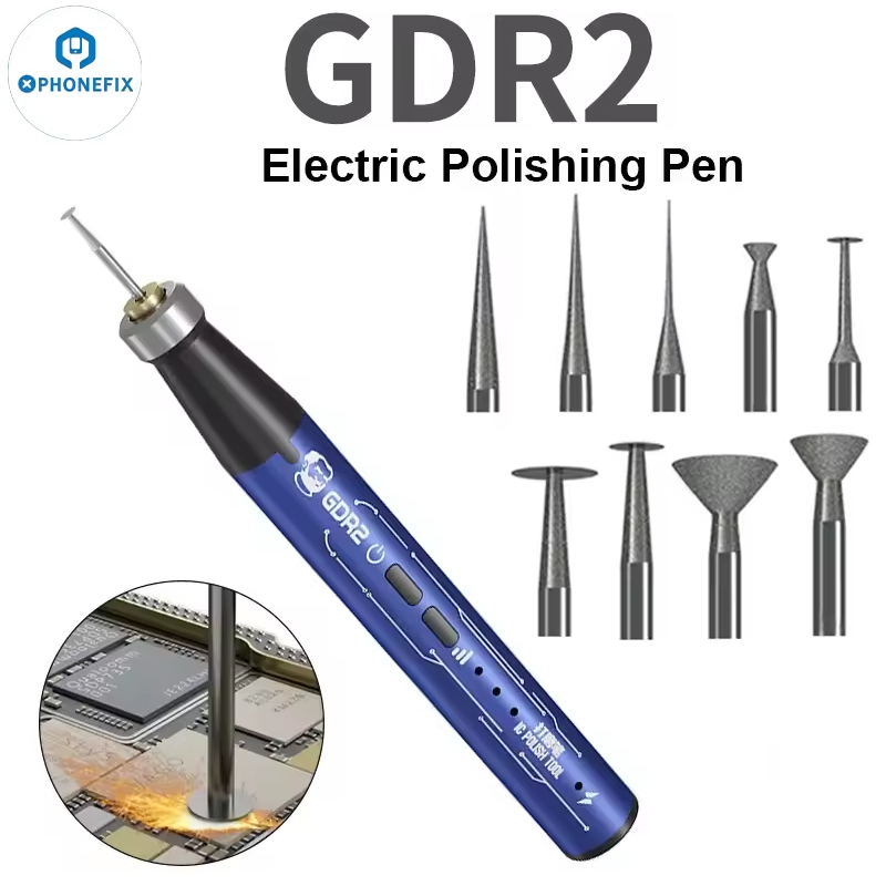 Screen Protector Cutter - MEKANIK GDR2 Elektrikli Parlatma Kalemi Elmas