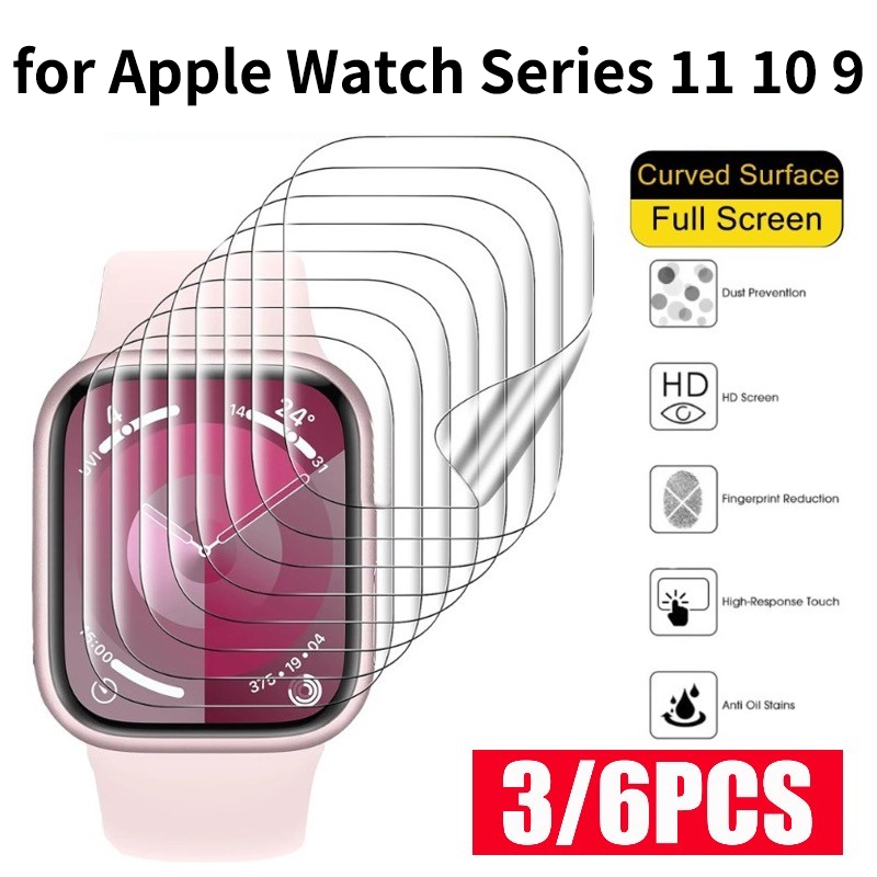Hydrogel Screen Protector - 6 adet Ekran Koruyucu Film Apple